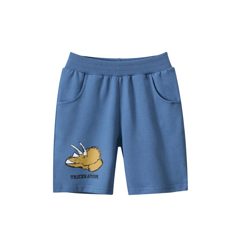 Children Kids Baby Fashion Boys Casual Basic Cartoon Print Shorts