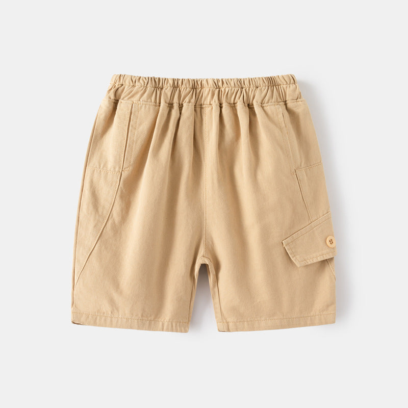 Kids Toddler Boys Casual Cute Solid Color Shorts