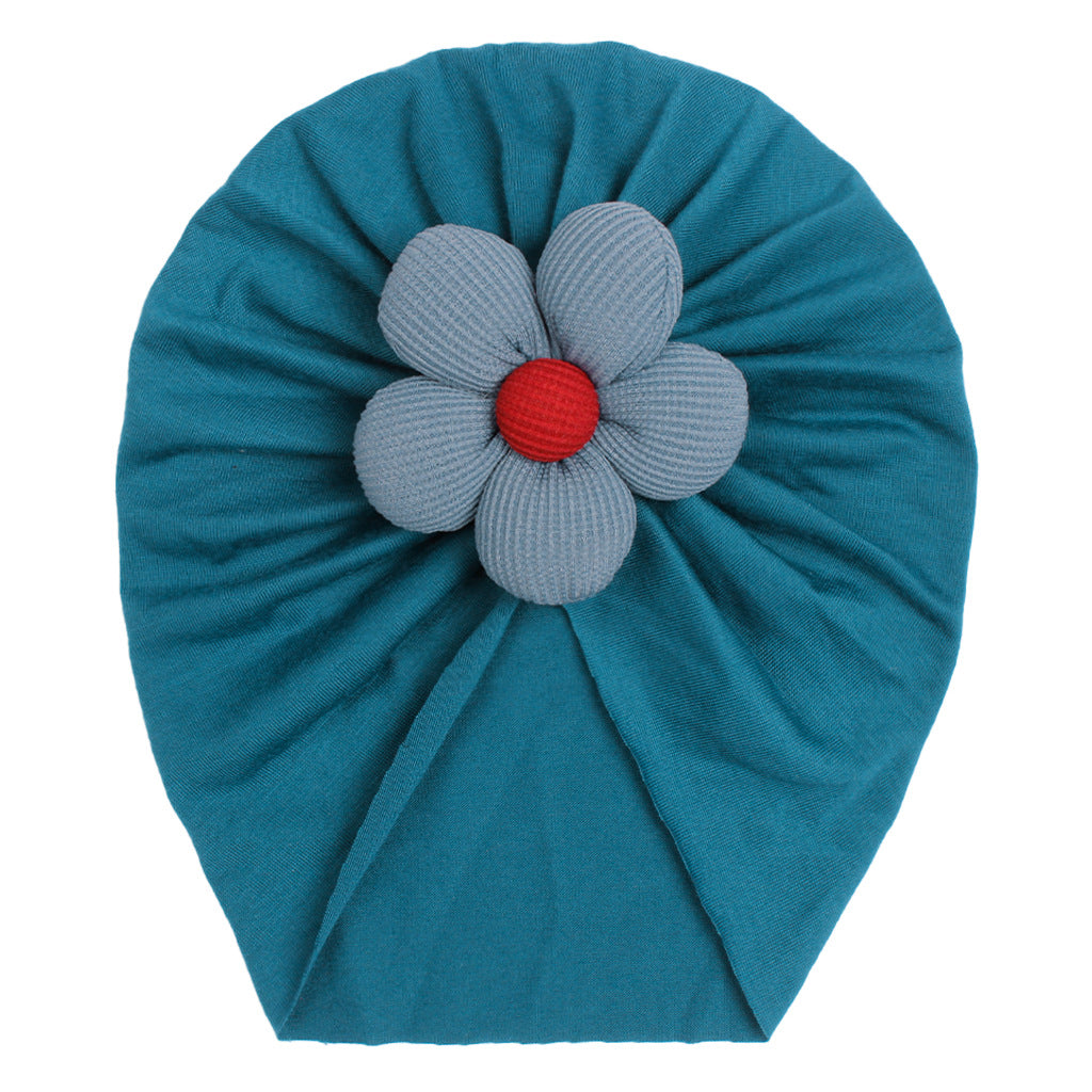 Newborn Cute Flower Turban Cap