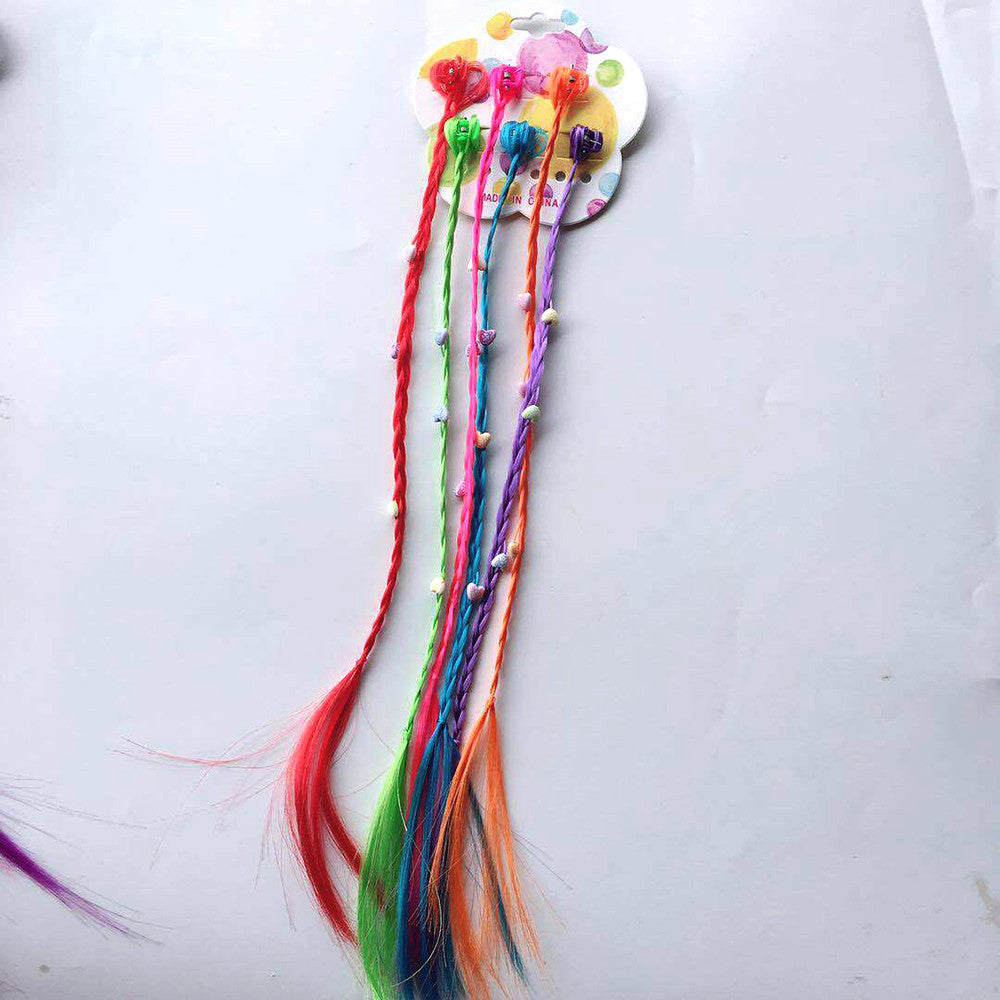 6Pcs/Set Women Girls Hair Clip Claw Wig Ponytail Hair Accessories