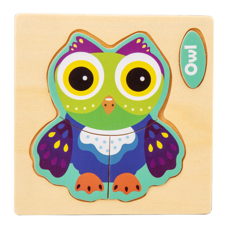 3d Wooden Children'S Jigsaw Puzzle Wooden Children'S Educational Toys