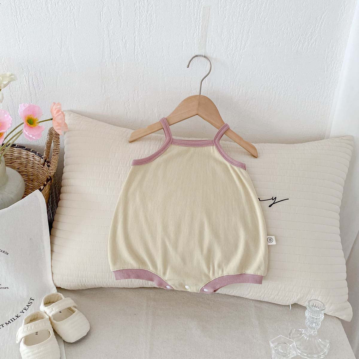 Kids Baby Boys Girls Casual Cute Sleeveless Romper