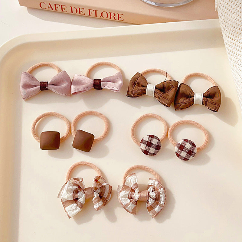 Kids Girls Cute Sweet Hair Rings