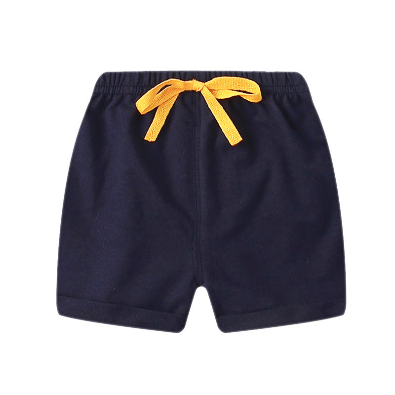 Children Kids Baby Fashion Girls Boys Casual Basics Solid Color Shorts