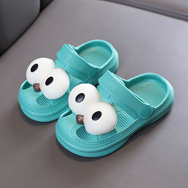 Kids Boys Girls Casual Cute Cartoon Flat Slippers