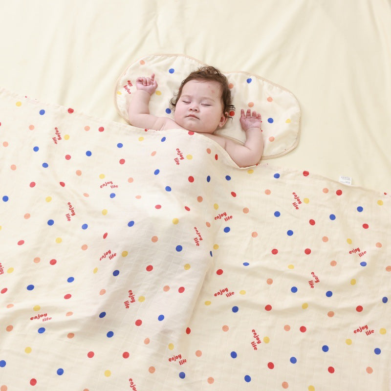 Baby Bamboo Cotton Gauze Bath Towel Newborn Blanket
