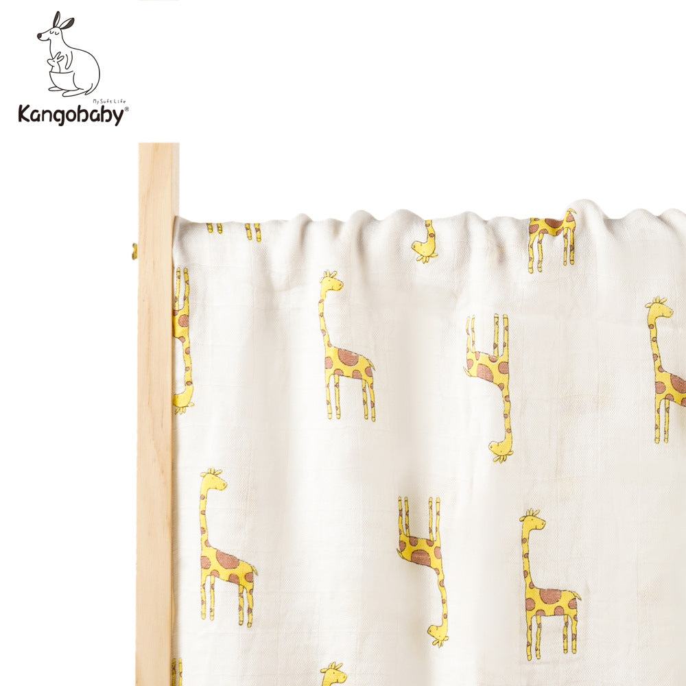 Baby Basic All Over Print Swaddling Wrap Bath Towel