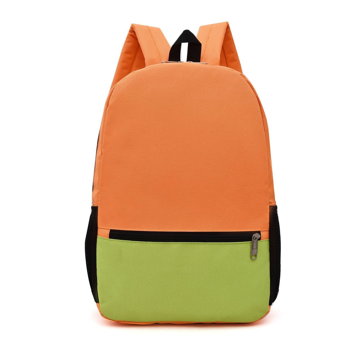 Children Fashion Girls Boys Color Matching Nylon Backpack School Bag