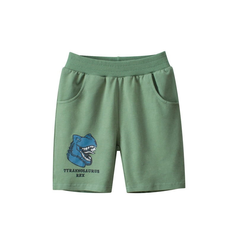 Children Kids Baby Fashion Boys Casual Basic Cartoon Print Shorts
