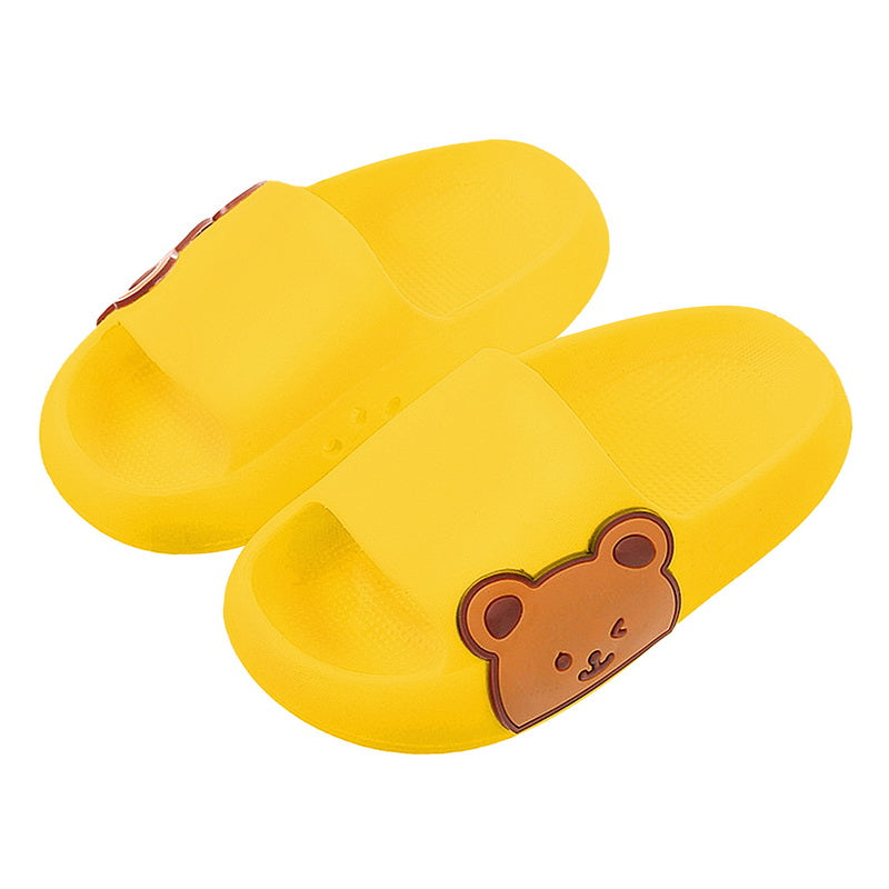 Kids Slip-on Cartoon Bear Cute Home Bath Beach Summer Lightweight Slippers Shoes