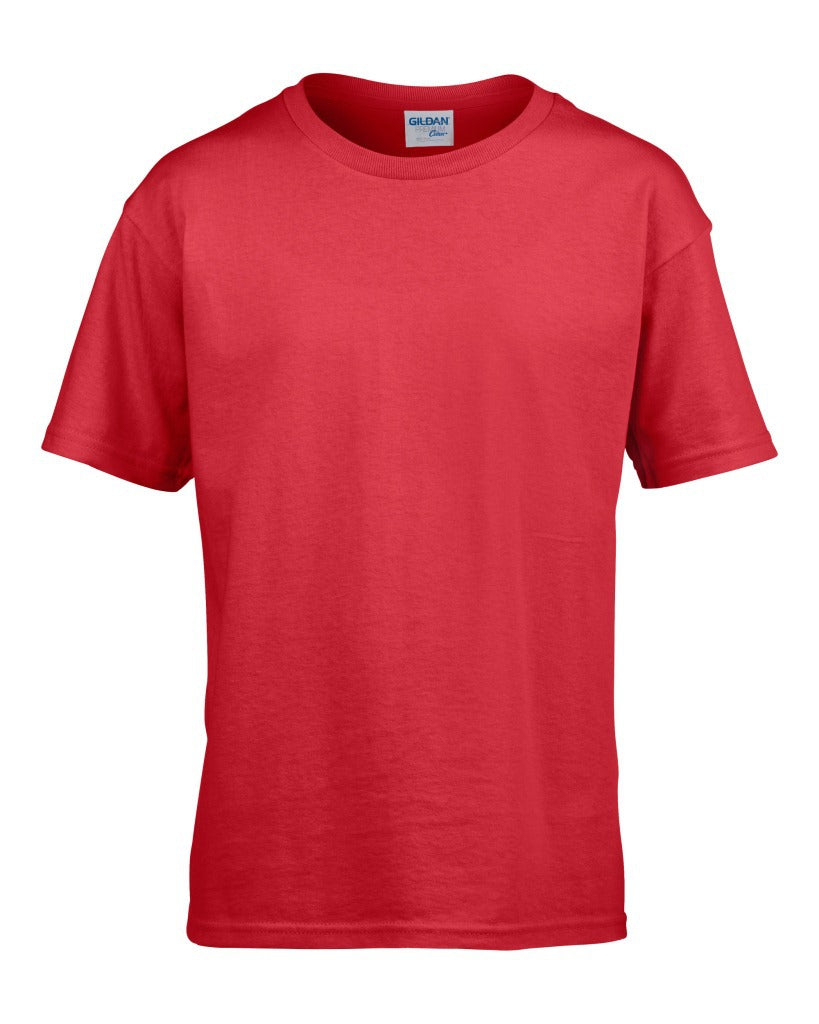 Children Casual Solid Color Short Sleeve T-Shirt Custom Logo