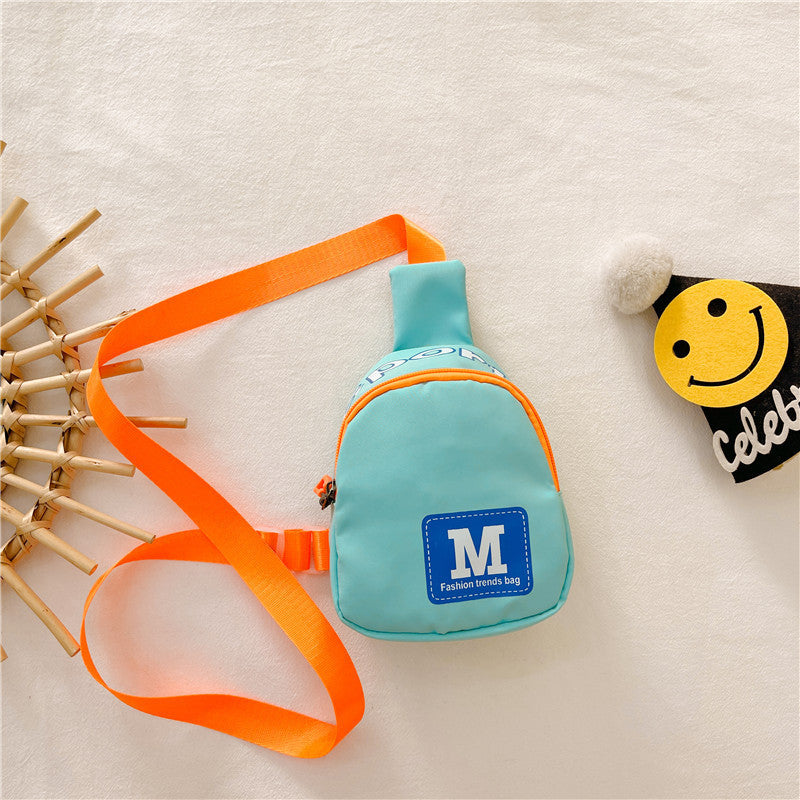 Kids Unisex Fashion Casual Cute Alphabet Chest Bag