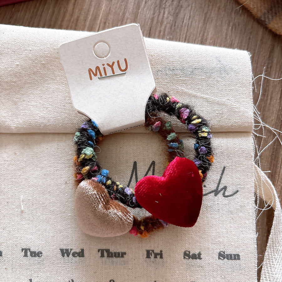 Kids Girls Sweet Cute Heart Hairpin