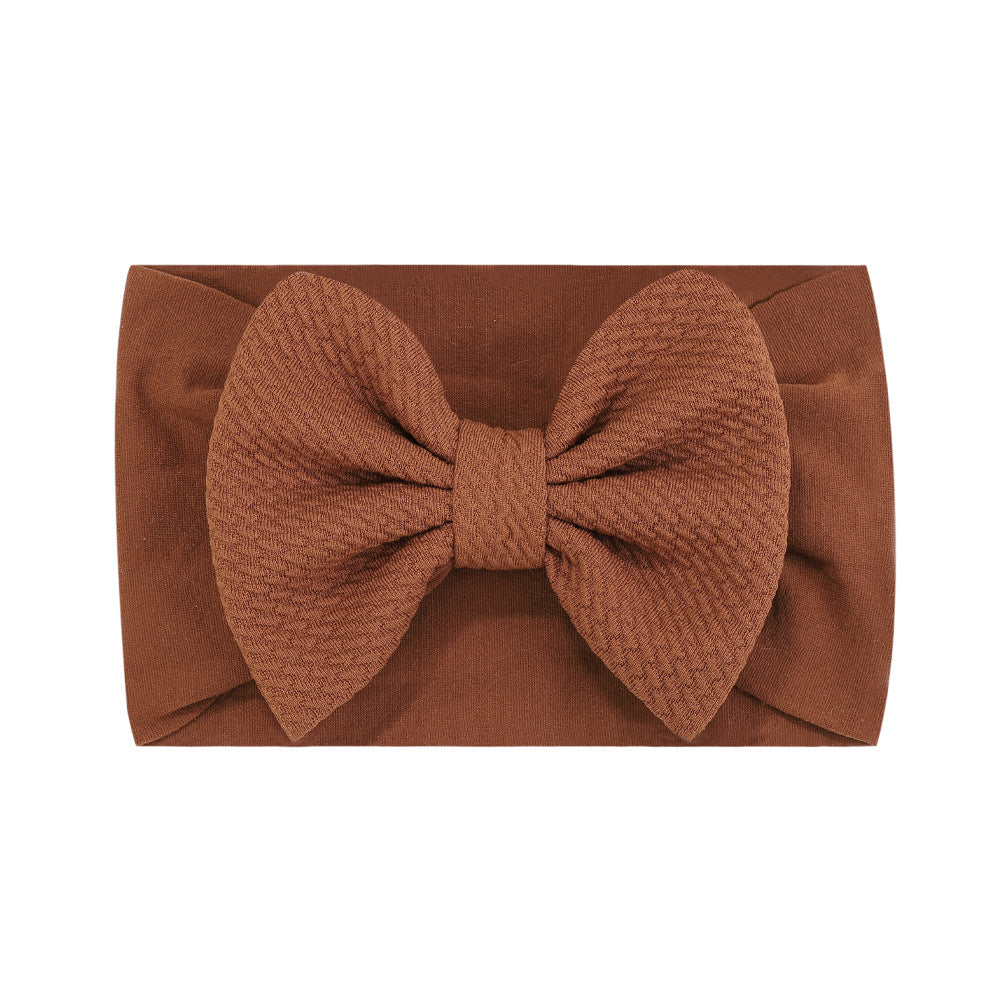 Cute Fashion Solid Color Baby Bow Headband