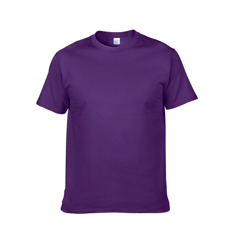 Kids Fashion Casual Solid Color Round Neck Short Sleeve T-Shirt