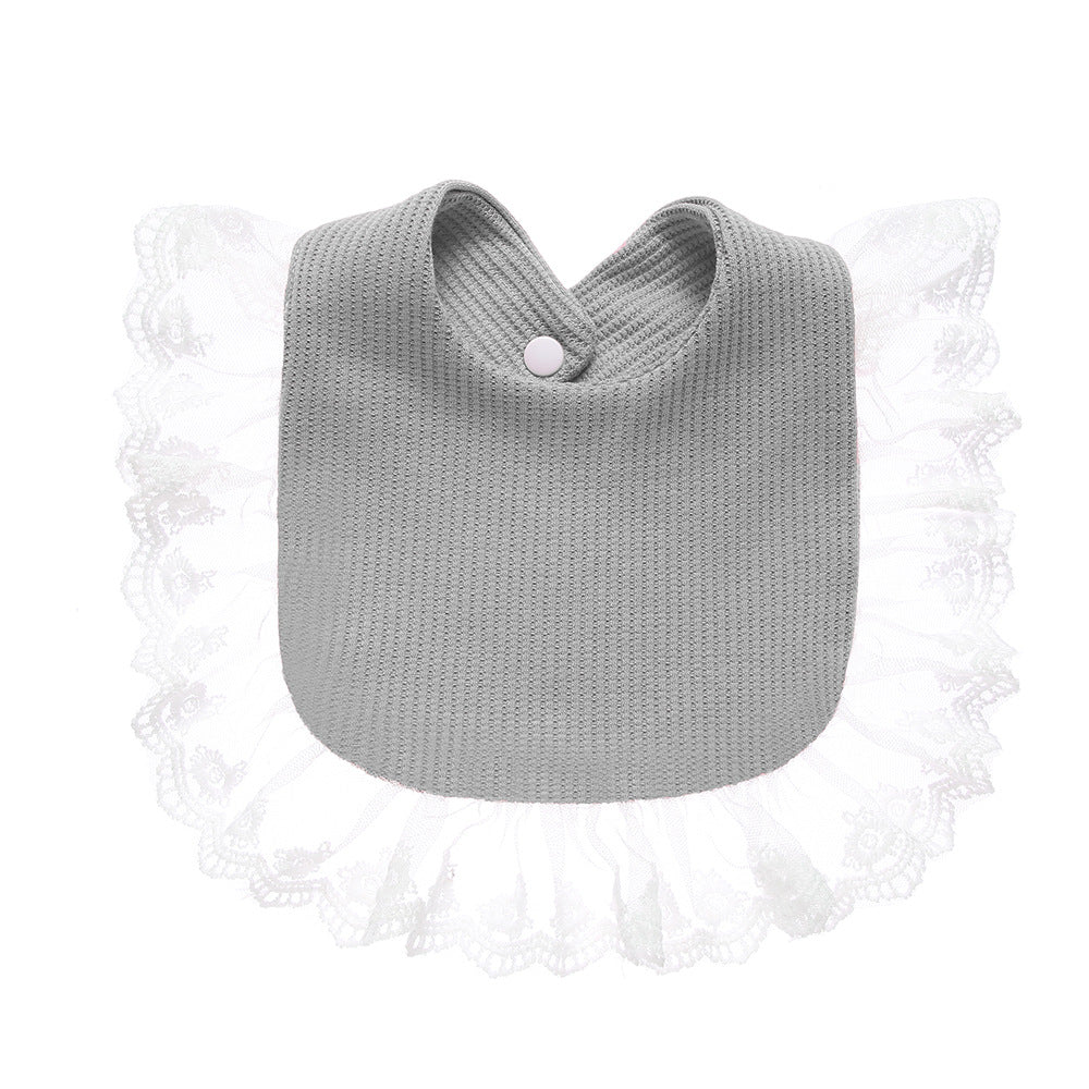 Toddlers Newborn Baby Lace Bib Burp Cloth