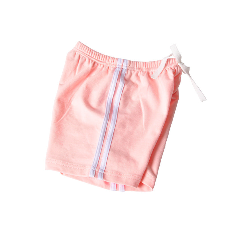 Children Kids Baby Fashion Girls Boys Casual Basics Stripes Shorts