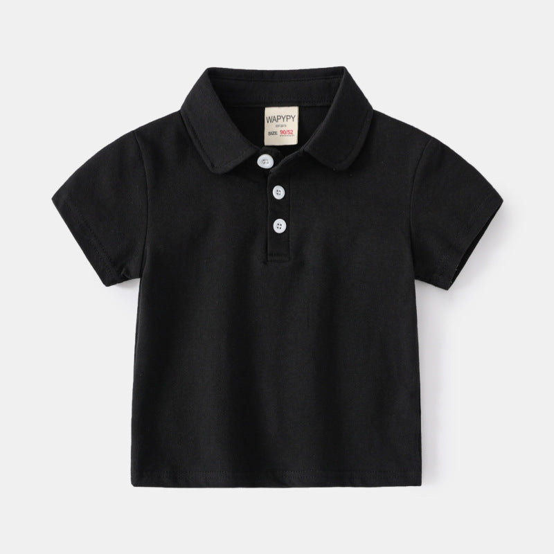 Children Kids Toddlers Boys Short Sleeve Polo Shirt