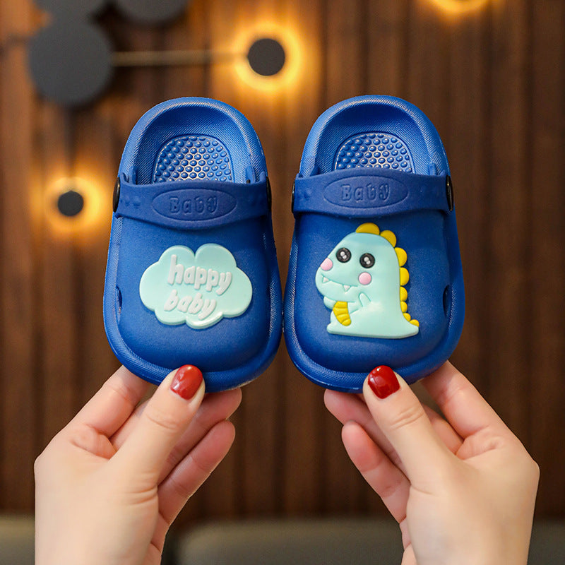 Children Kids Baby Fashion Girls Boys Cartoon Duck Soft Sole Casual Clogs Slippers Shoes