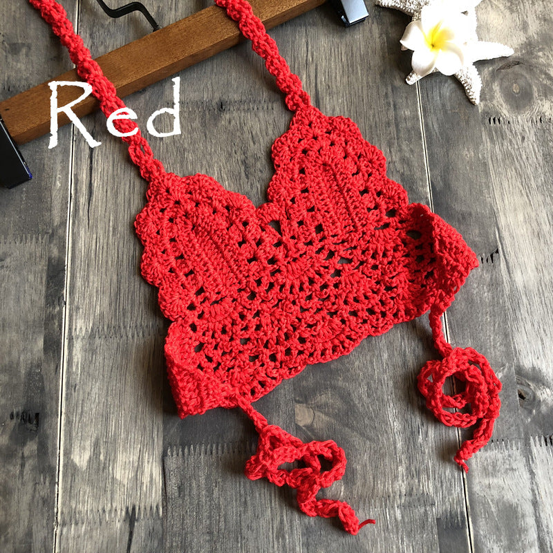 Kids Toddler Girls Beach Swimming Handmade Cotton Top
