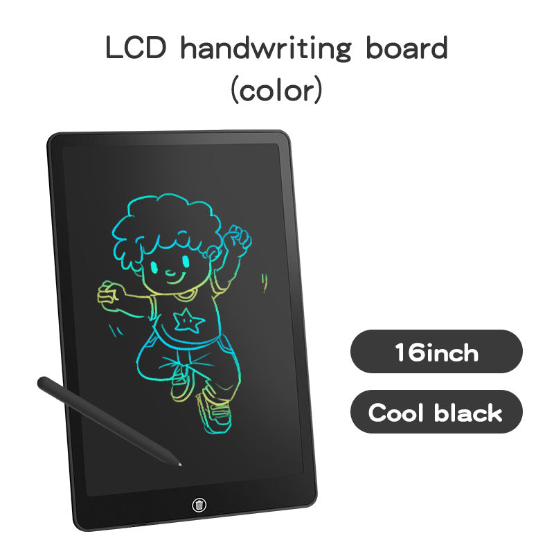 16 Inch Multicolor Lcd Writing Painting Board Educational Toys