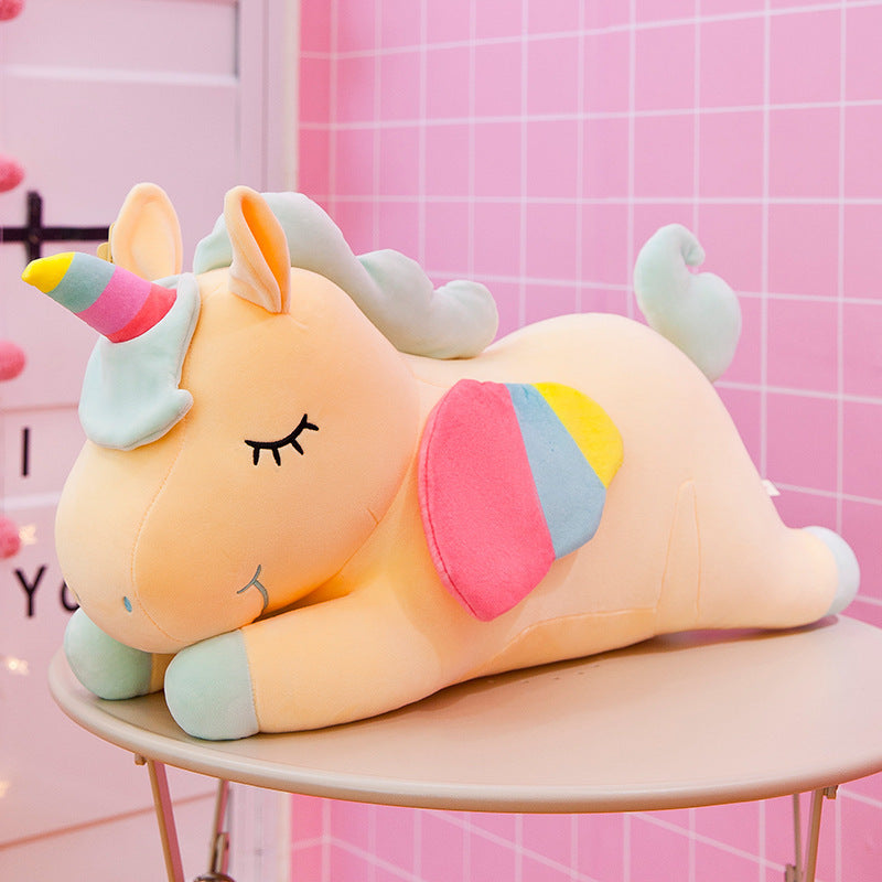 Cute Plush Rainbow Unicorn Doll
