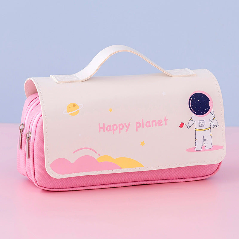 Astronaut Printing Multifunctional Stationery Pencil Case