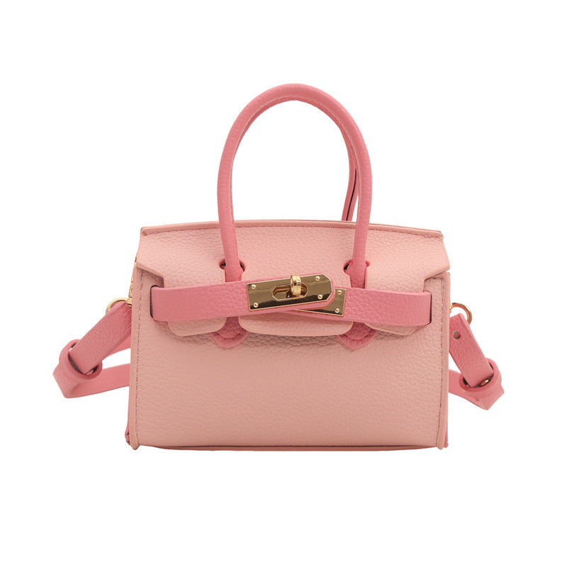 Children'S Fashion Contrast Mini Crossbody Bag