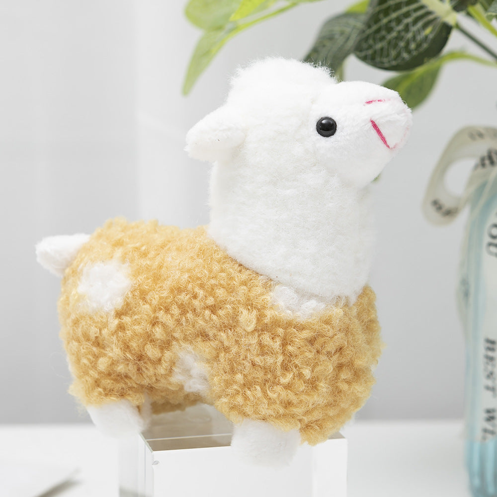 Alpaca Pendant Cute Cartoon Plush Toy Keychain