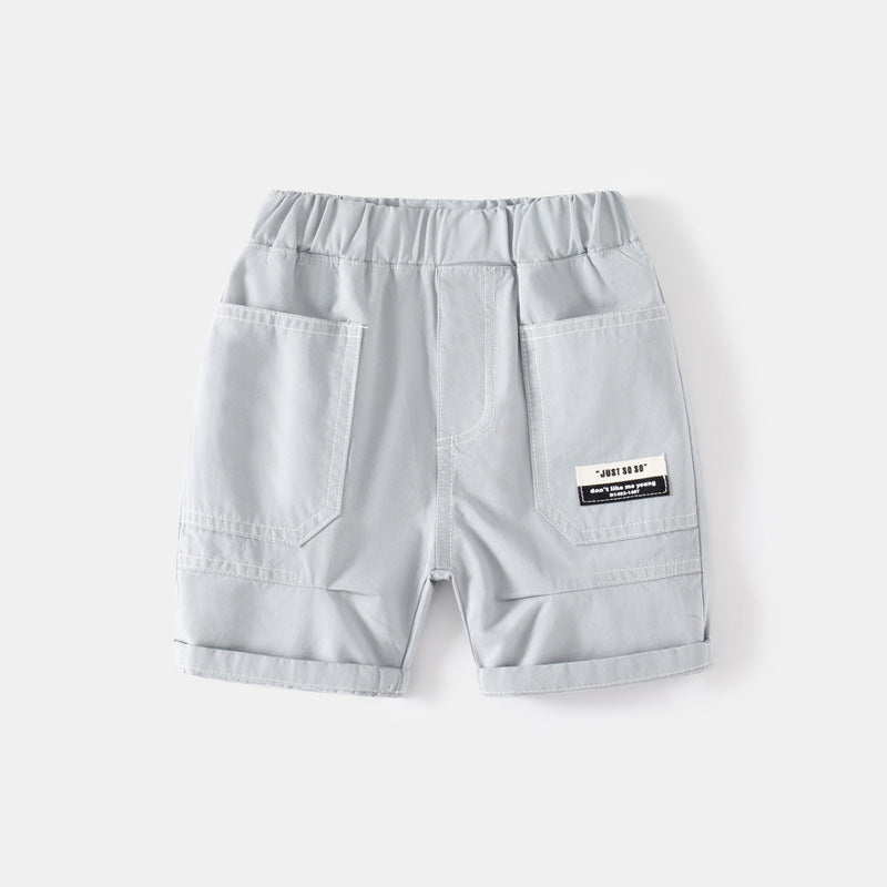 Children Kids Baby Fashion Boys Casual Sports Solid Color Shorts