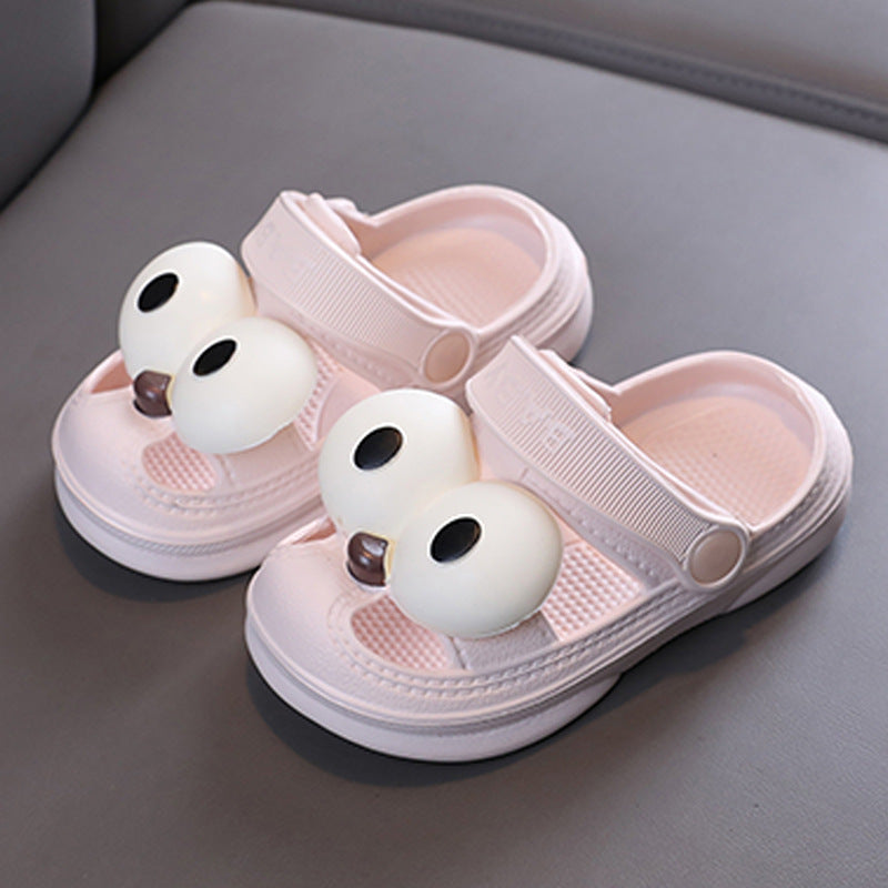 Kids Boys Girls Casual Cute Cartoon Flat Slippers