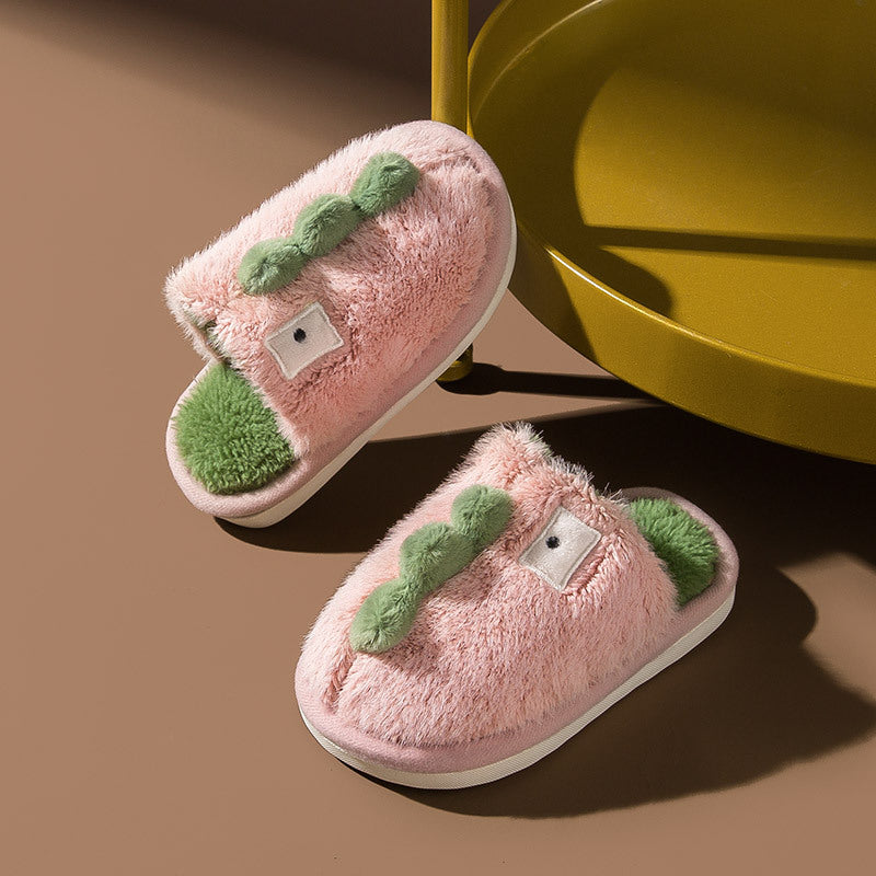 Kids Toddler Girls Boy Fashion Winter Non-Slip Warm Home Slippers