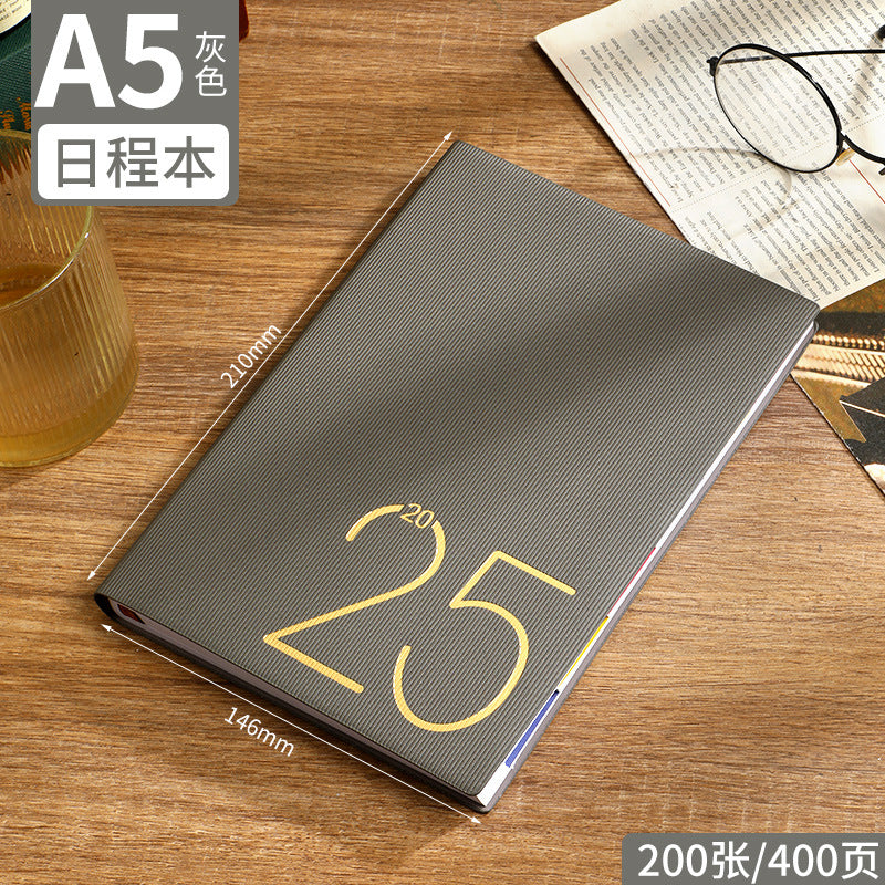 2025 Simple Solid Color Daily Notebook