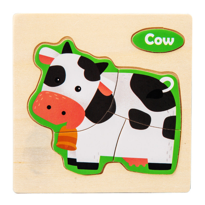 3d Wooden Children'S Jigsaw Puzzle Wooden Children'S Educational Toys