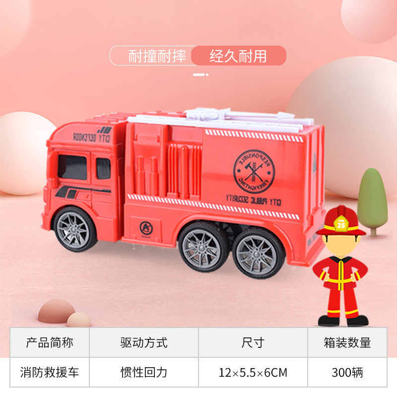 Kids Cartoon Mini Inertia Back Toy Car
