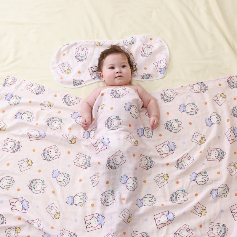 Baby Bamboo Cotton Gauze Bath Towel Newborn Blanket