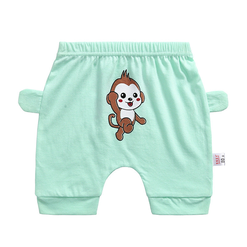 Toddlers Newborn Baby Fashion Girls Boys Casual Basic Print Loose Shorts