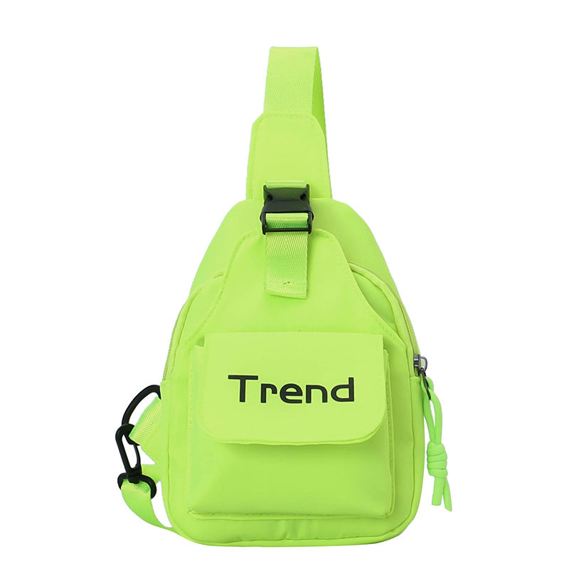 Kids Unisex Fashion Casual Cute Alphabet Chest Bag