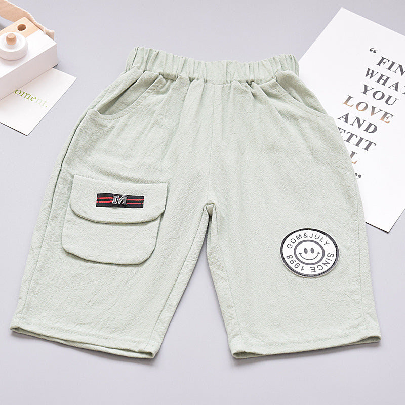 Children Kids Baby Fashion Boys Casual Basic Print Shorts