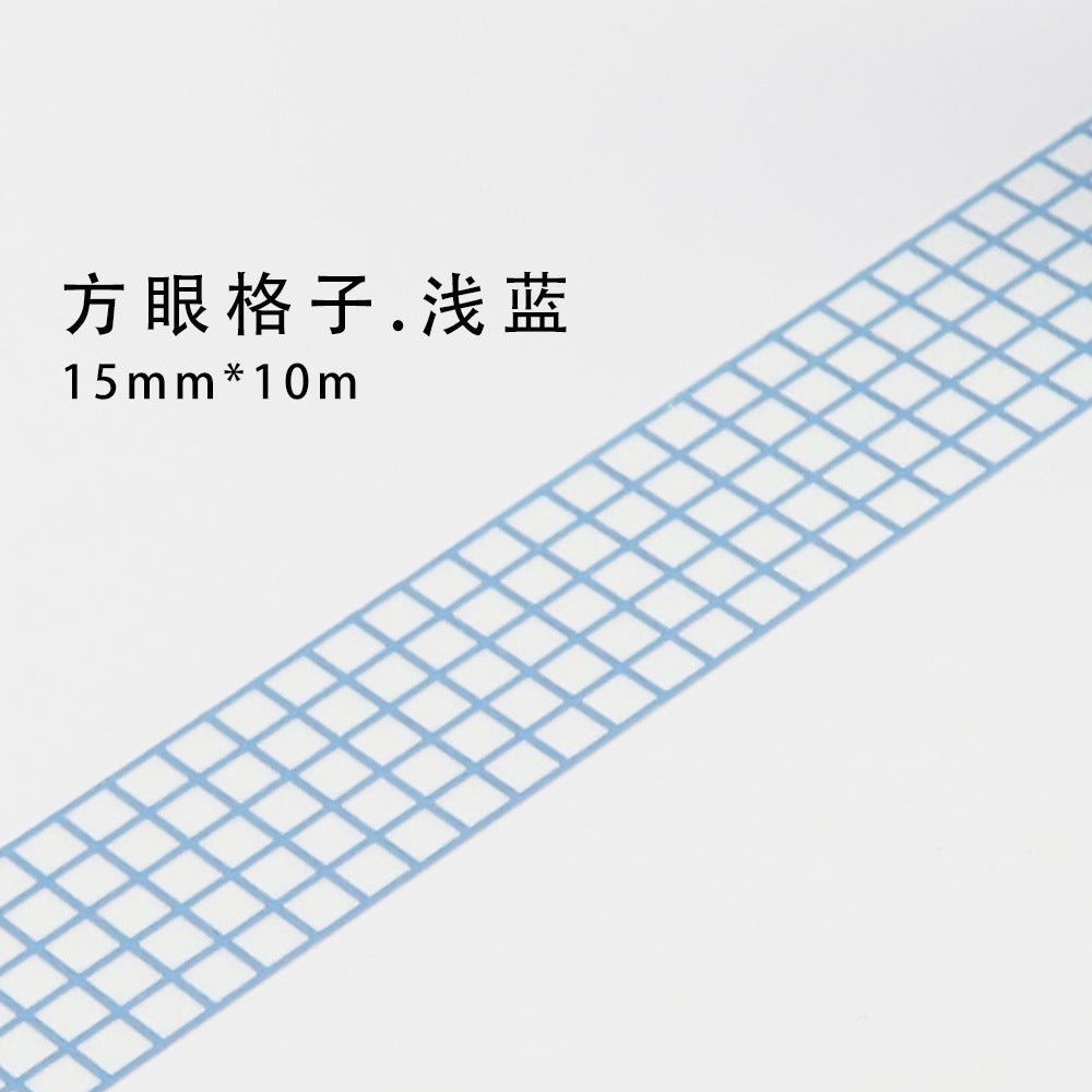 10m Plaid Sticker Basic Hand Account Paper Tape