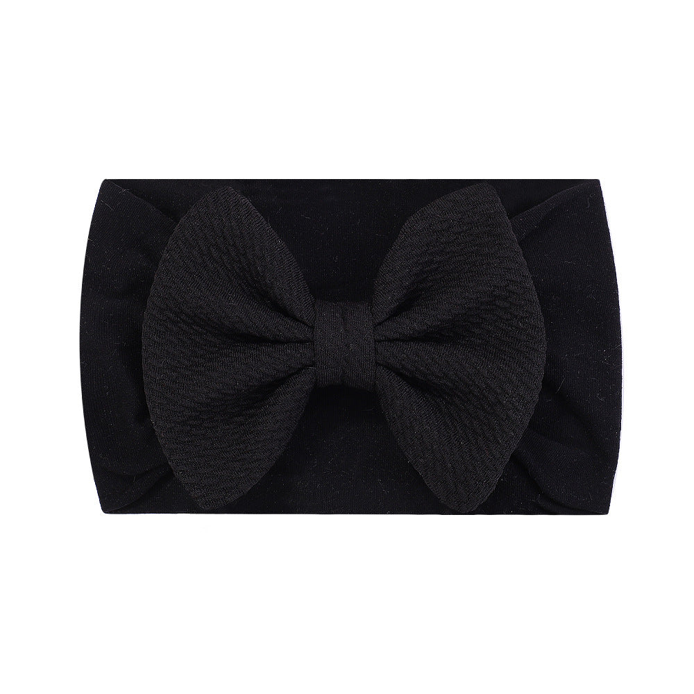 Cute Fashion Solid Color Baby Bow Headband