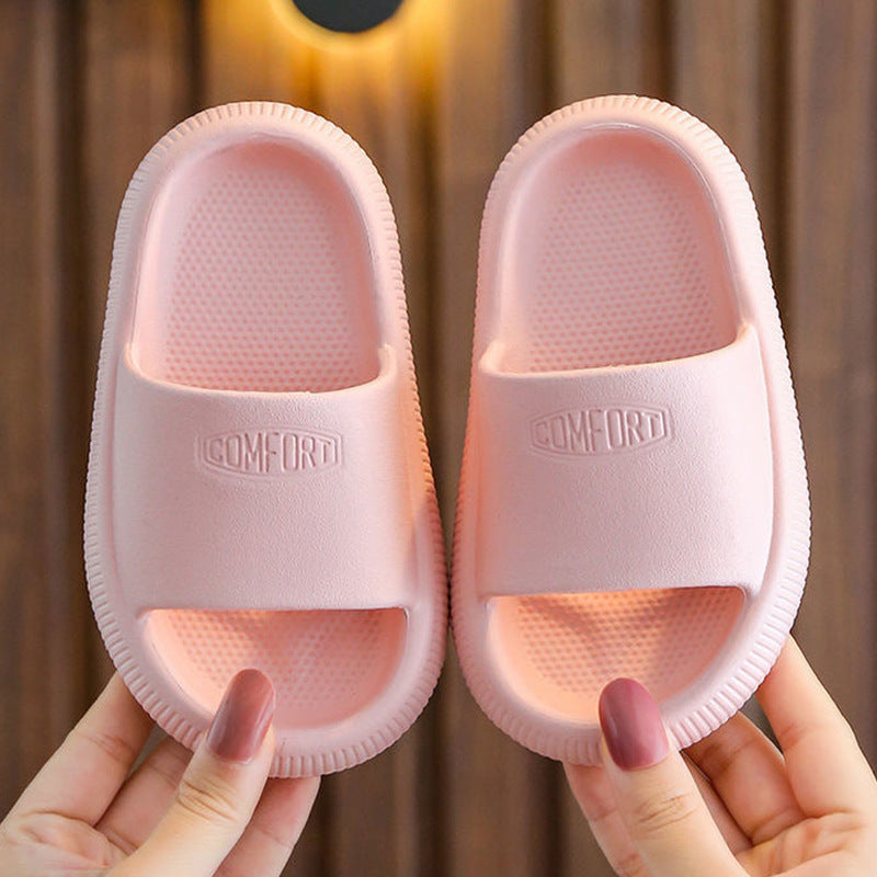 Children Kids Baby Fashion Girls Boys Candy Color Soft Sole Casual Slippers Shoes