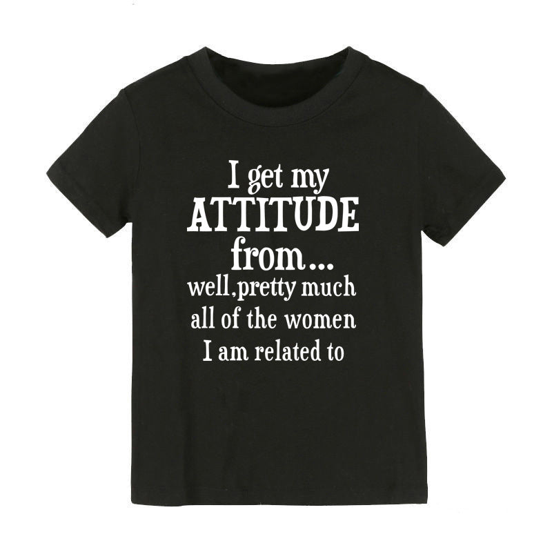 Children Kids Toddlers Girls Boys Short Sleeve T-Shirt