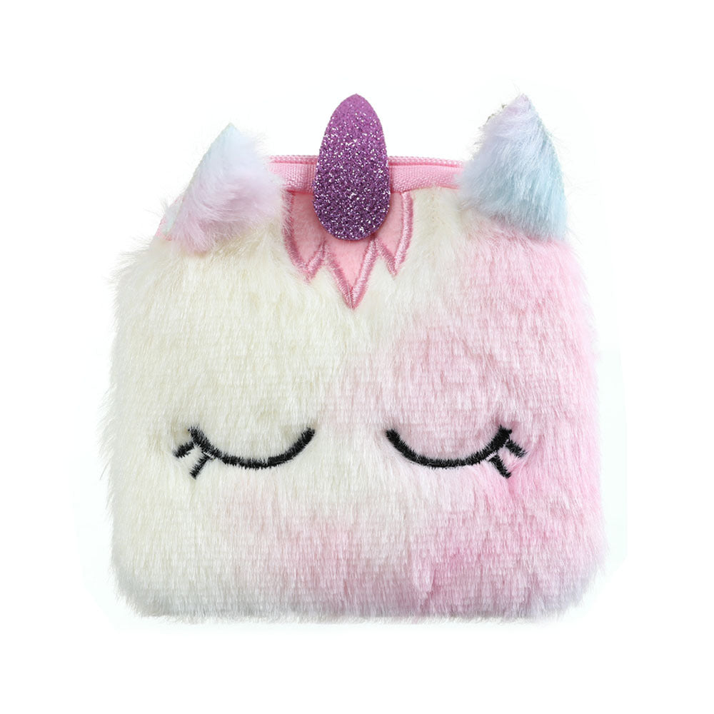 Unicorn Plush Coin Purse