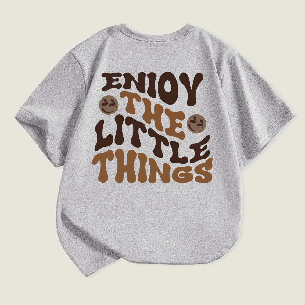Kids Toddler Boys Girls Alphabet Print Short Sleeve T-Shirt