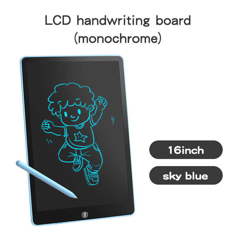 16 Inch Multicolor Lcd Writing Painting Board Educational Toys