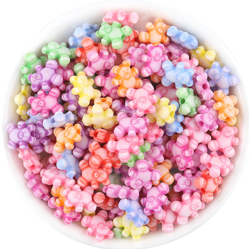 Multicolor Acrylic Marine Life Beads Bracelet Necklace Beaded Diy Jewelry Accessories