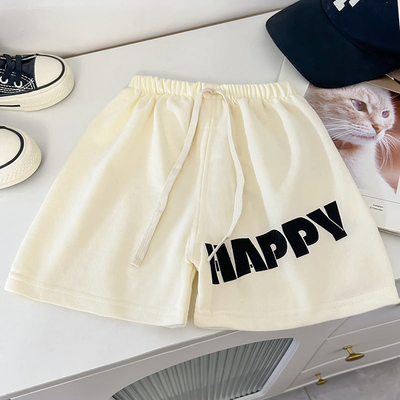 Kids Toddler Boys Girls Summer Casual Sport Letter Print Shorts