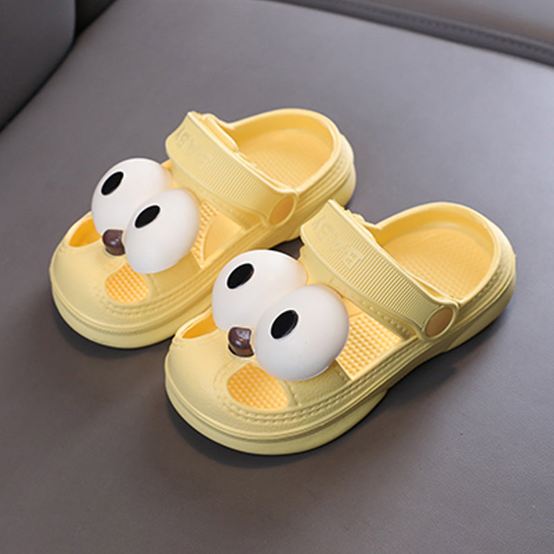 Kids Boys Girls Casual Cute Cartoon Flat Slippers