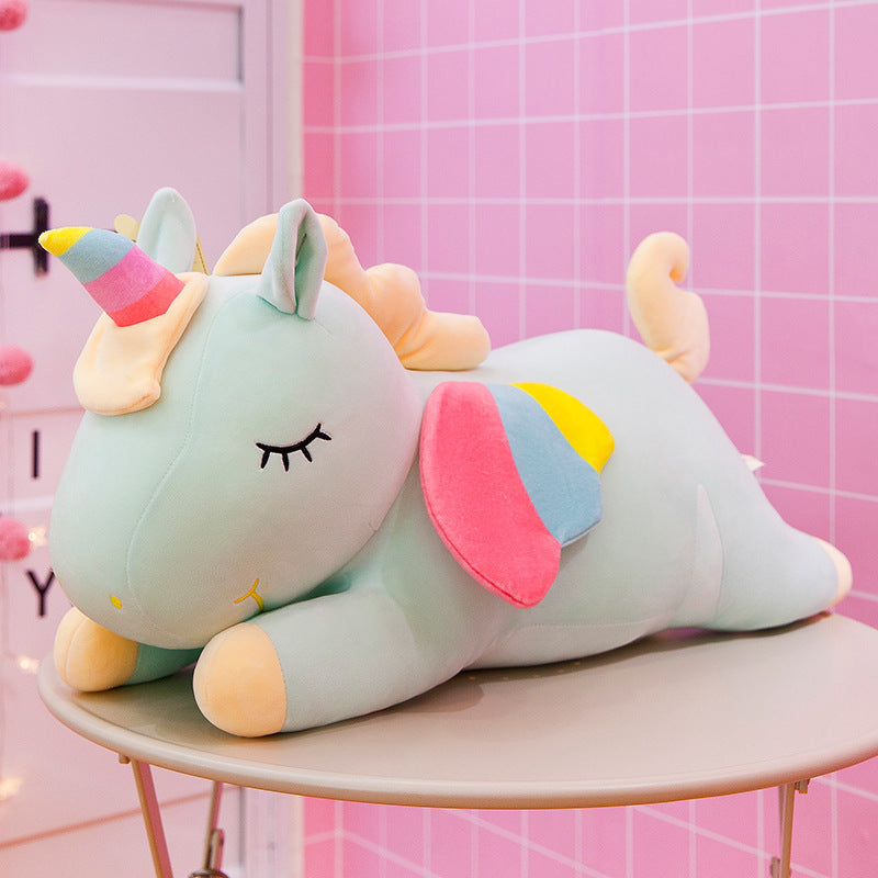 Cute Plush Rainbow Unicorn Doll